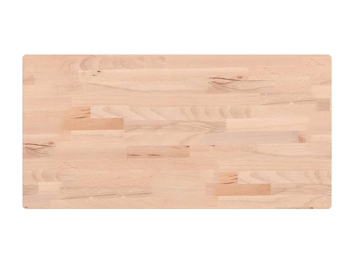 Waschbeckenregal Wandmontage Stahl und Massivholz Buche