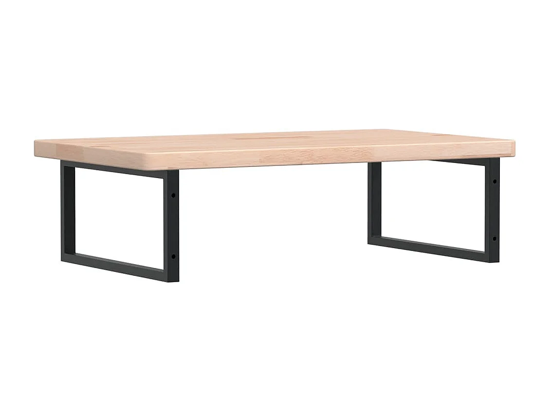 Badkamer wandschap staal en massief eikenhout