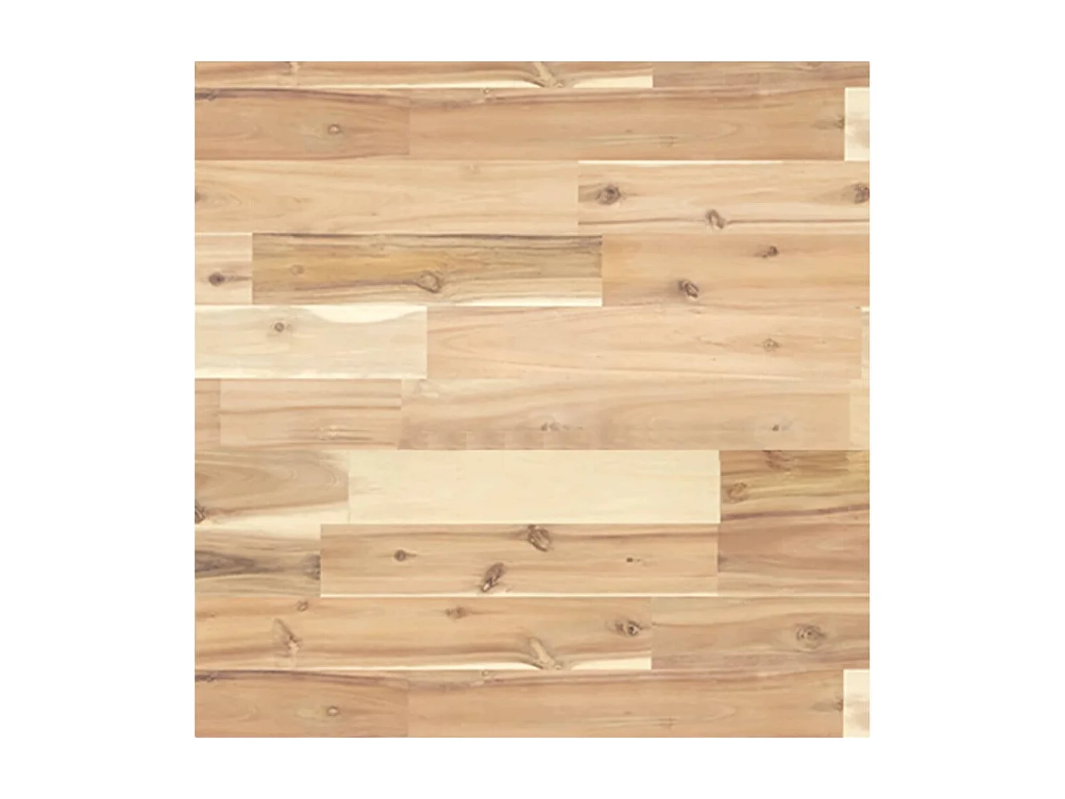 Waschbeckenregal Wandmontage Stahl und Akazienholz