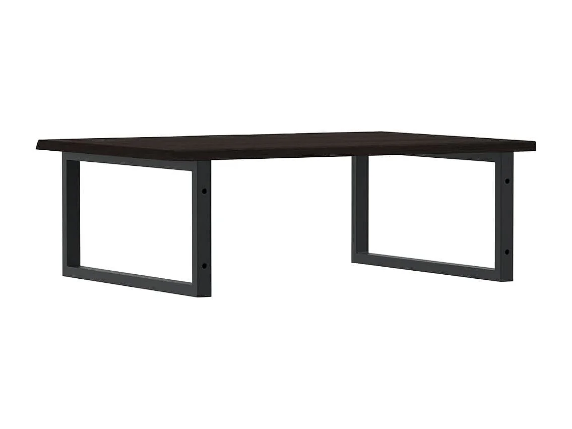 Badkamer wandschap staal en massief eikenhout