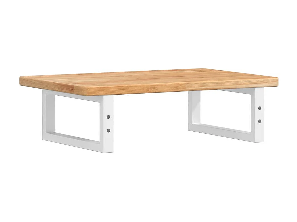 Badkamer wandschap staal en massief eikenhout