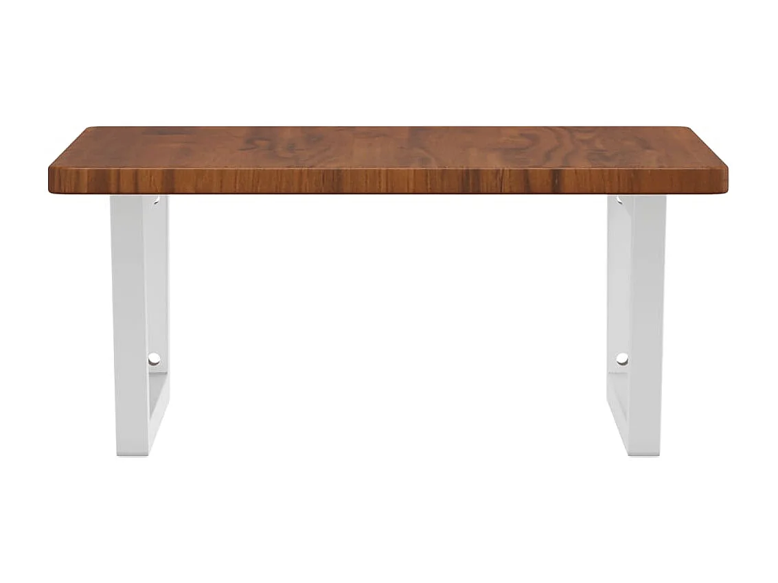 Badkamer wandschap staal en massief eikenhout