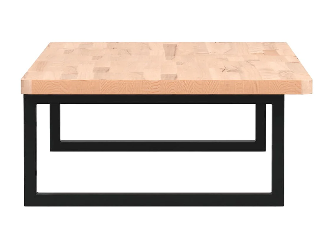 Badkamer wandschap staal en massief beukenhout