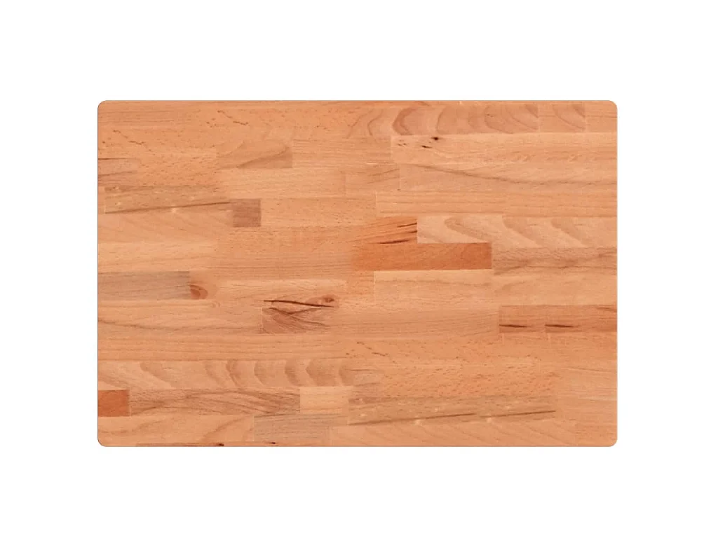 Badkamer wandschap staal en massief beukenhout