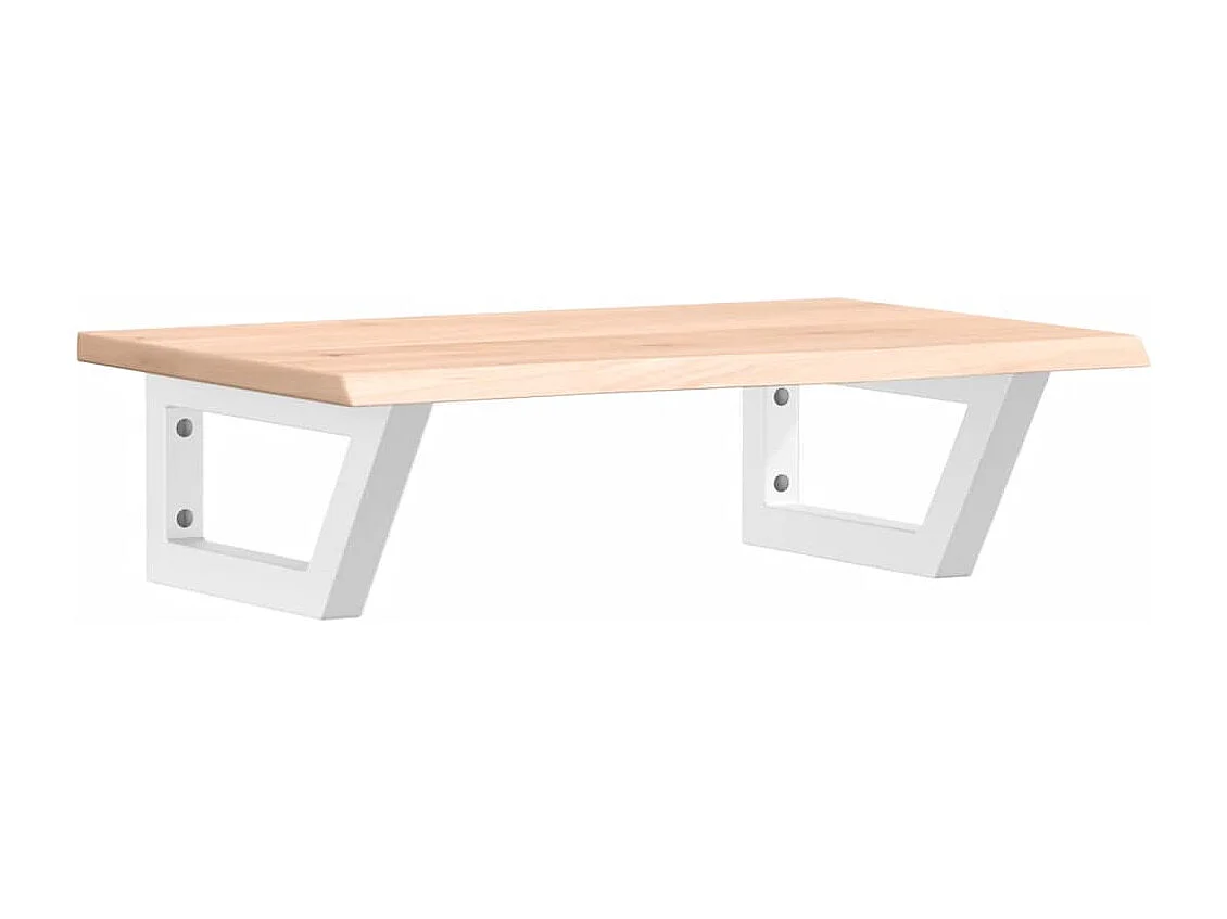 Badkamer wandschap staal en massief eikenhout