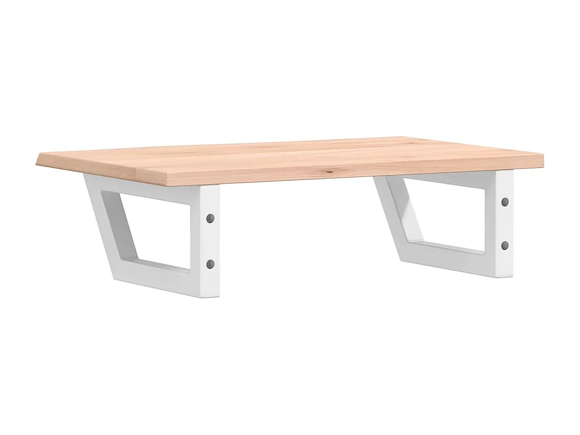 Badkamer wandschap staal en massief eikenhout