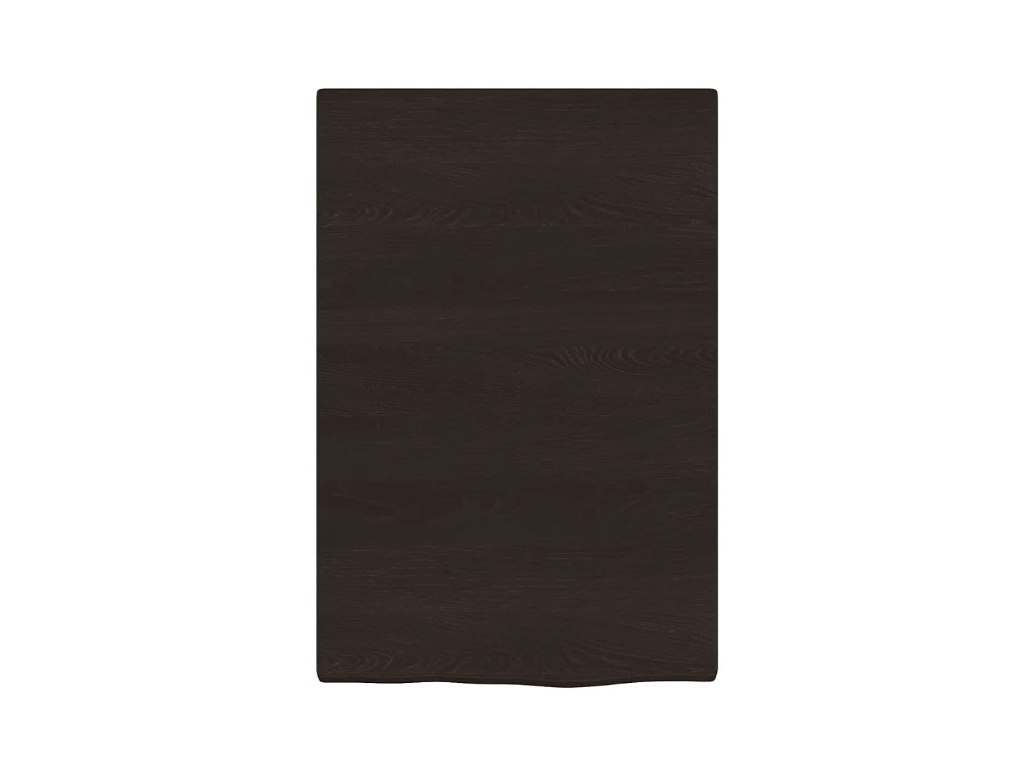 Waschtischplatte mit Halterung Stahl und Massivholz Eiche