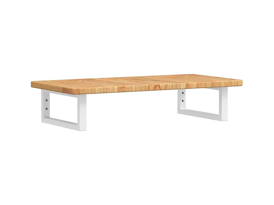 Badkamer wandschap staal en massief eikenhout