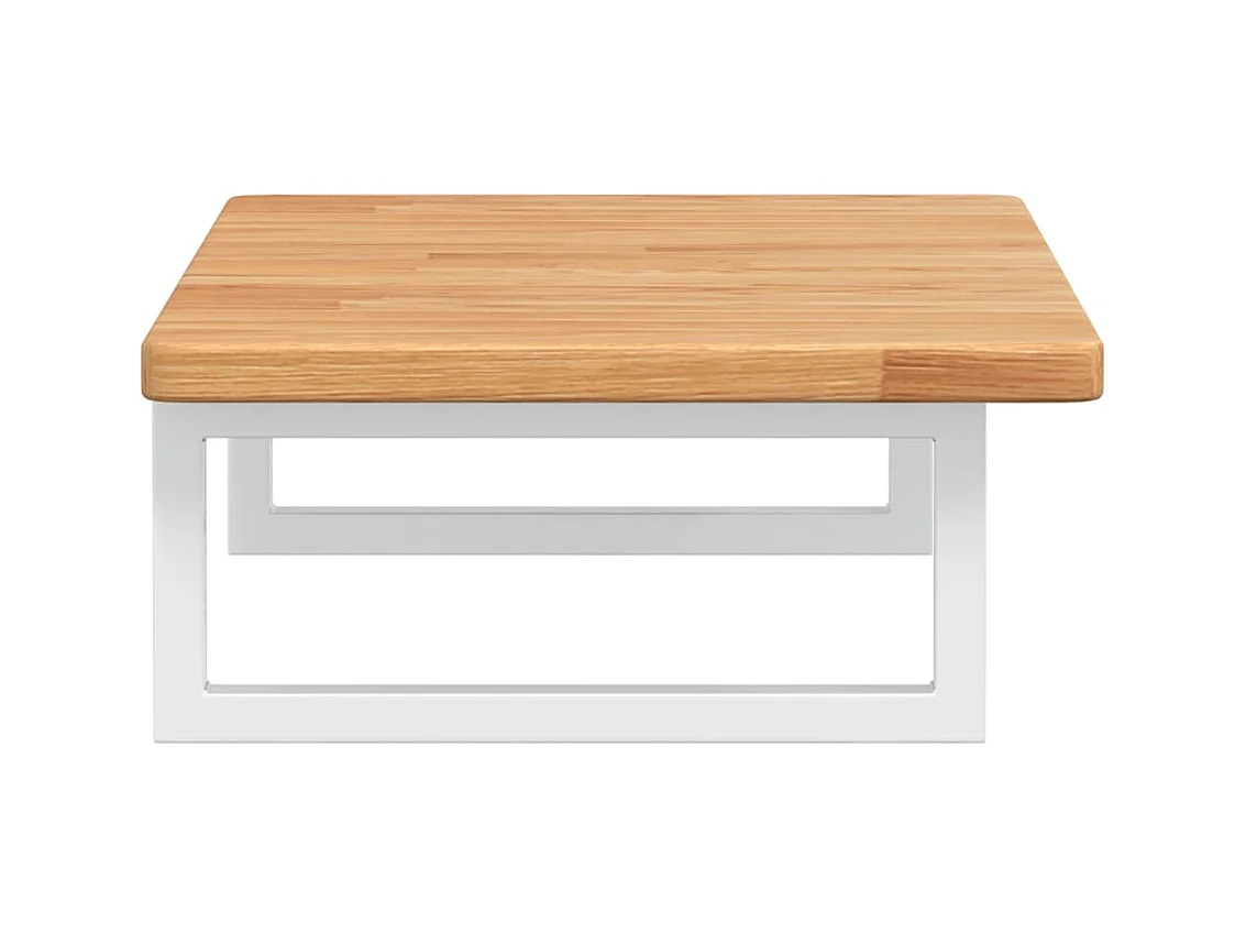 Badkamer wandschap staal en massief eikenhout
