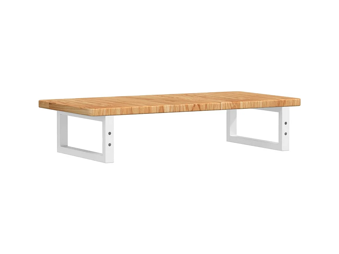 Badkamer wandschap staal en massief eikenhout