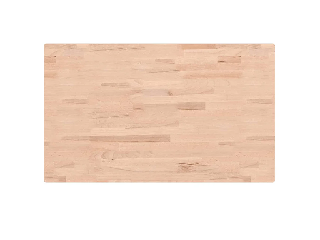 Waschbeckenregal Wandmontage Stahl und Massivholz Buche