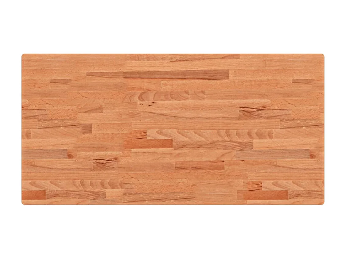 Waschbeckenregal Wandmontage Stahl und Massivholz Buche