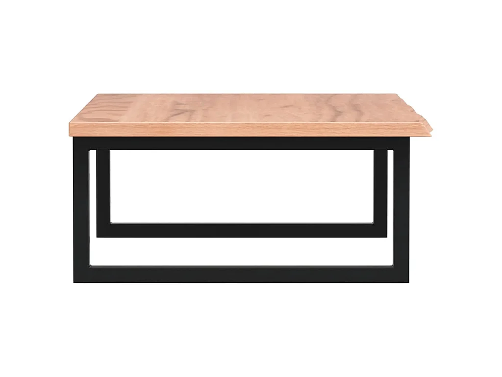 Waschtischplatte mit Halterung Stahl und Massivholz Eiche