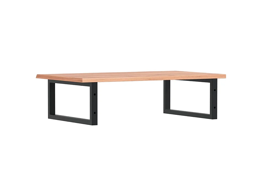 Badkamer wandschap staal en massief eikenhout
