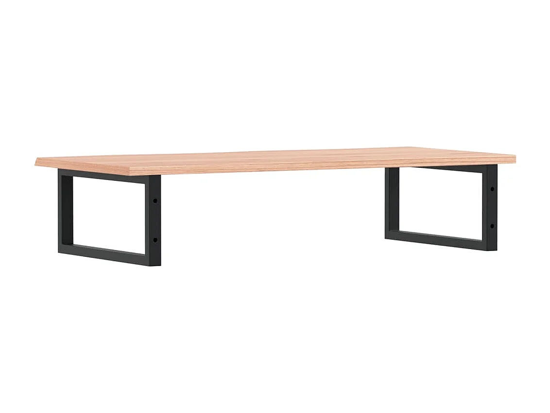 Badkamer wandschap staal en massief eikenhout