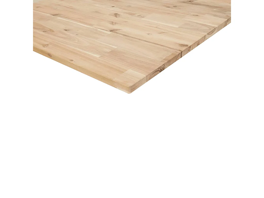 Badkamer wandschap staal en massief acaciahout