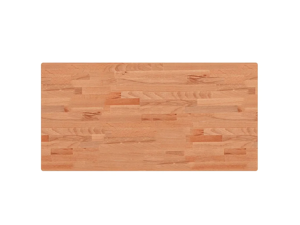 Waschbeckenregal Wandmontage Stahl und Massivholz Buche