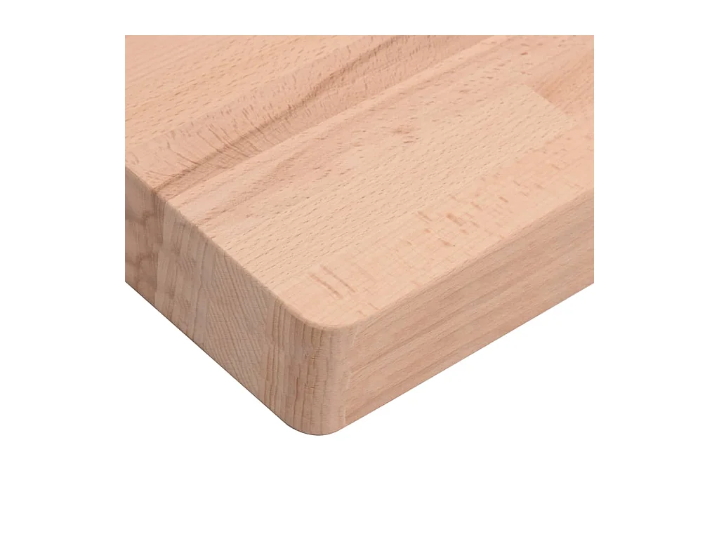 Badkamer wandschap staal en massief beukenhout