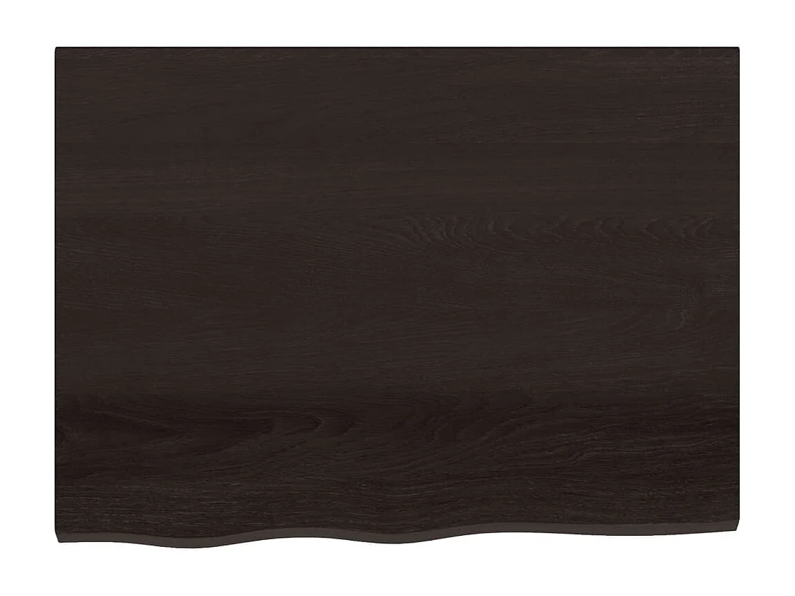 Prateleira de parede p/ lavatório aço/madeira carvalho maciça