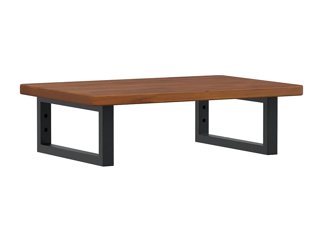 Badkamer wandschap staal en massief eikenhout