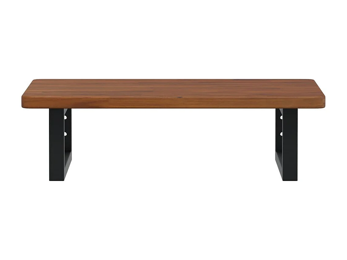 Badkamer wandschap staal en massief eikenhout