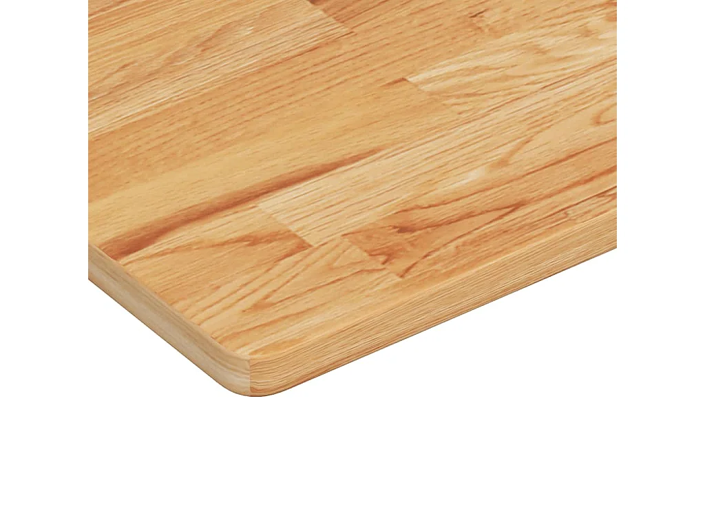 Waschtischplatte mit Halterung Stahl und Massivholz Eiche