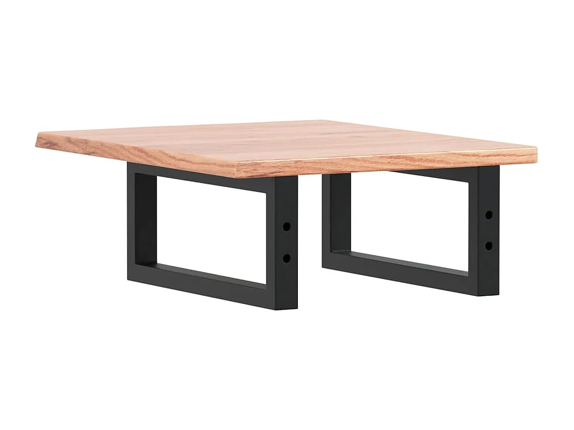 Badkamer wandschap staal en massief eikenhout