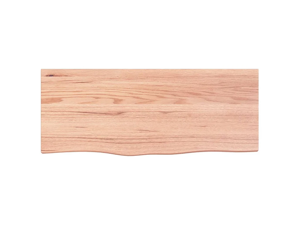 Estante de lavabo de pared de acero y madera maciza de roble