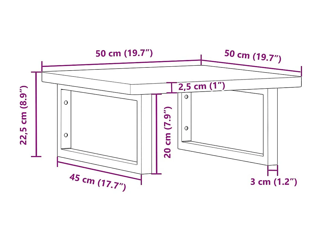 Badkamer wandschap staal en massief beukenhout