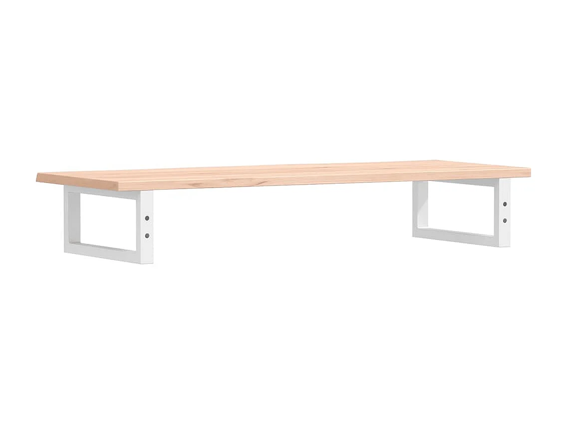 Badkamer wandschap staal en massief eikenhout