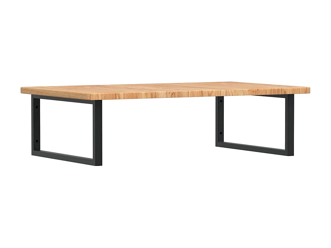 Badkamer wandschap staal en massief eikenhout