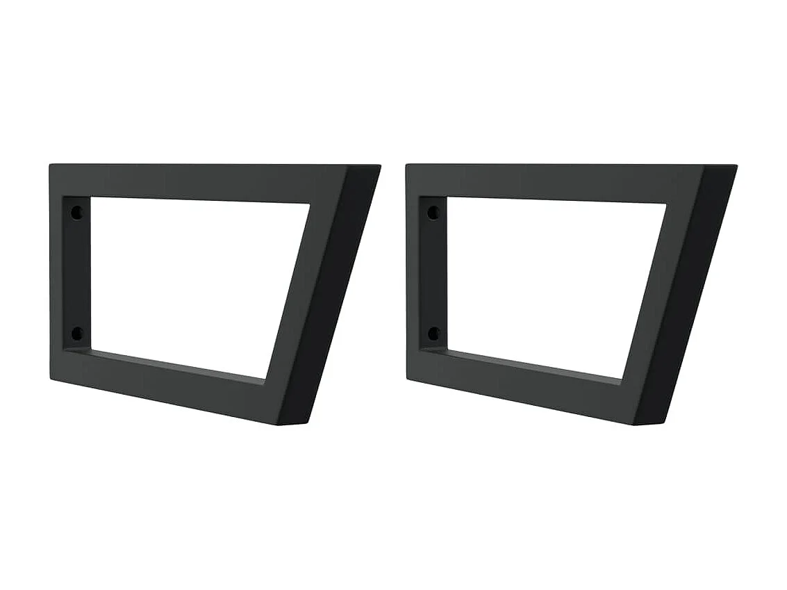 Waschbeckenregal Wandmontage Stahl und Massivholz Buche