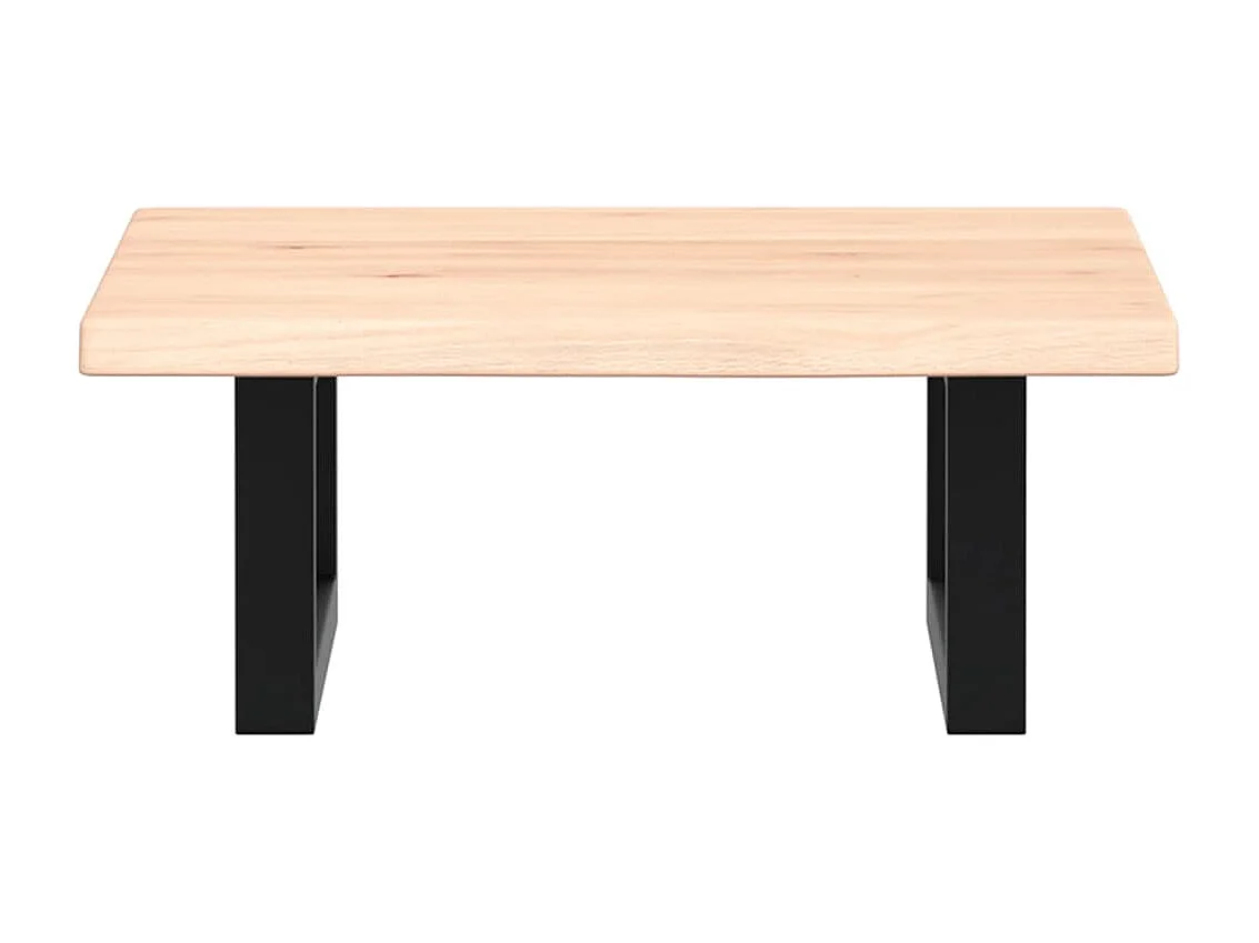 Badkamer wandschap staal en massief eikenhout