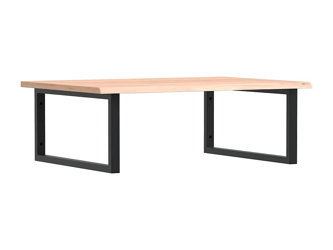 Badkamer wandschap staal en massief eikenhout