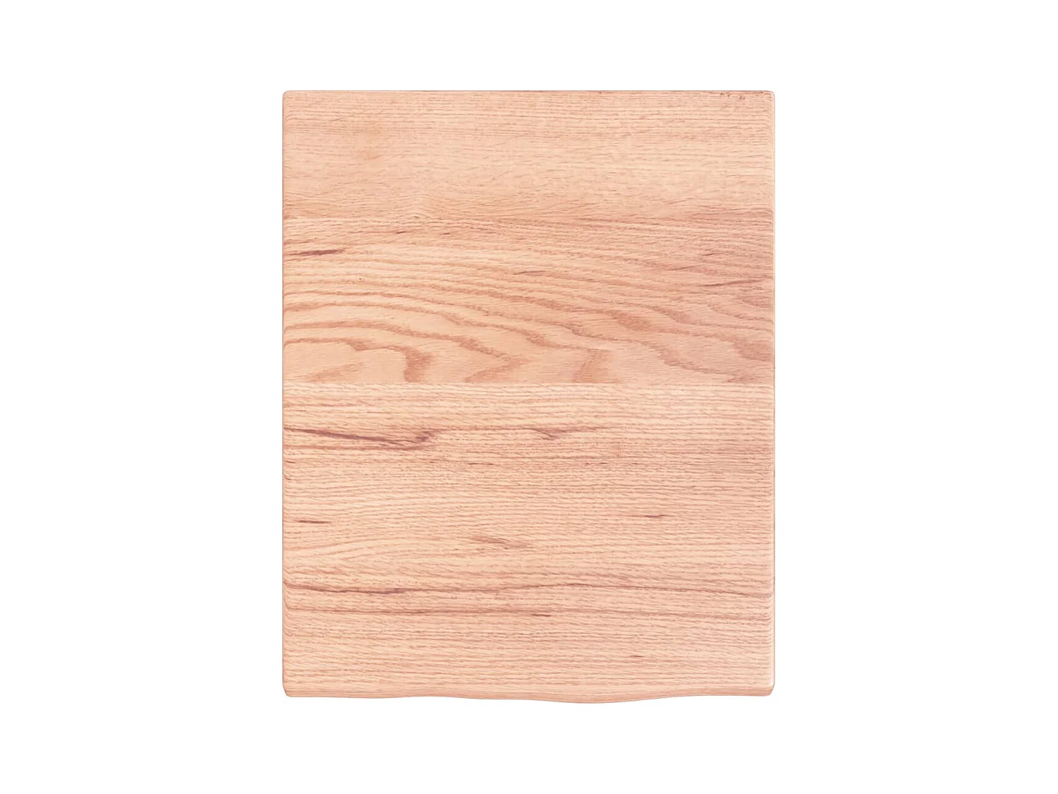 Badkamer wandschap staal en massief eikenhout