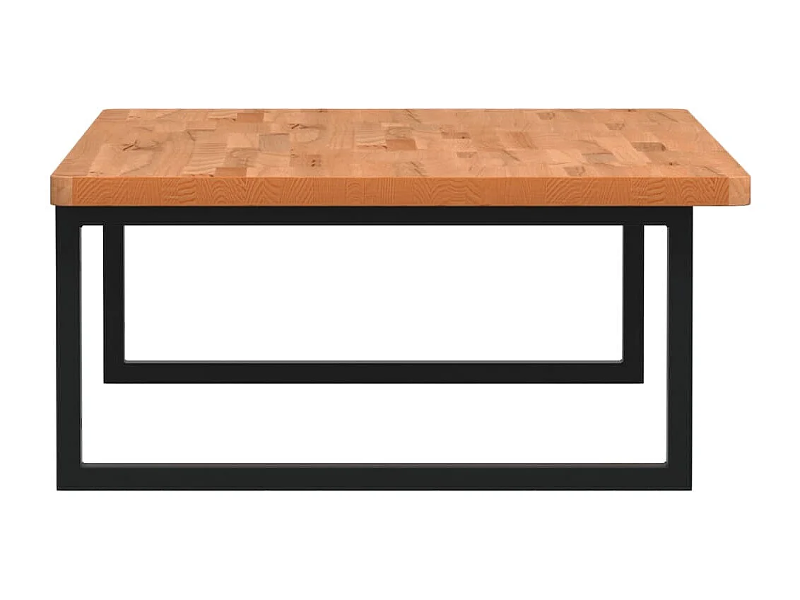 Badkamer wandschap staal en massief beukenhout