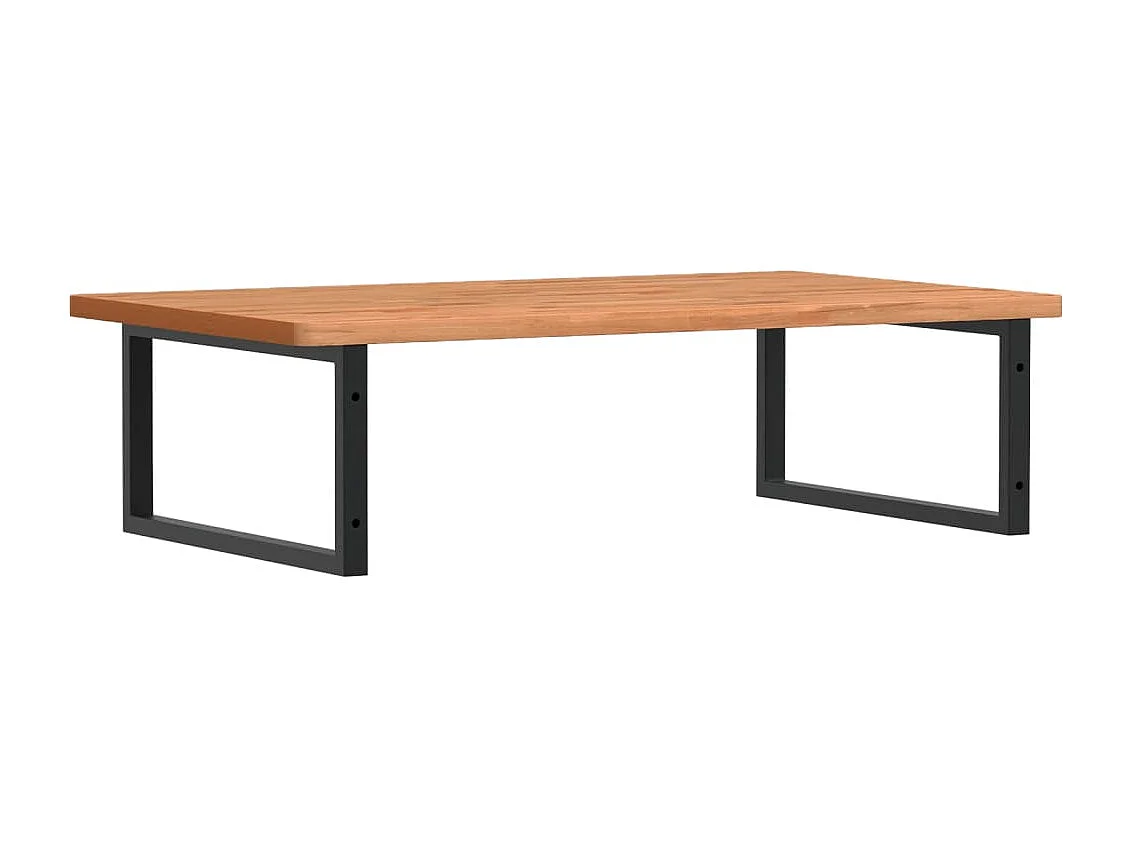 Badkamer wandschap staal en massief beukenhout