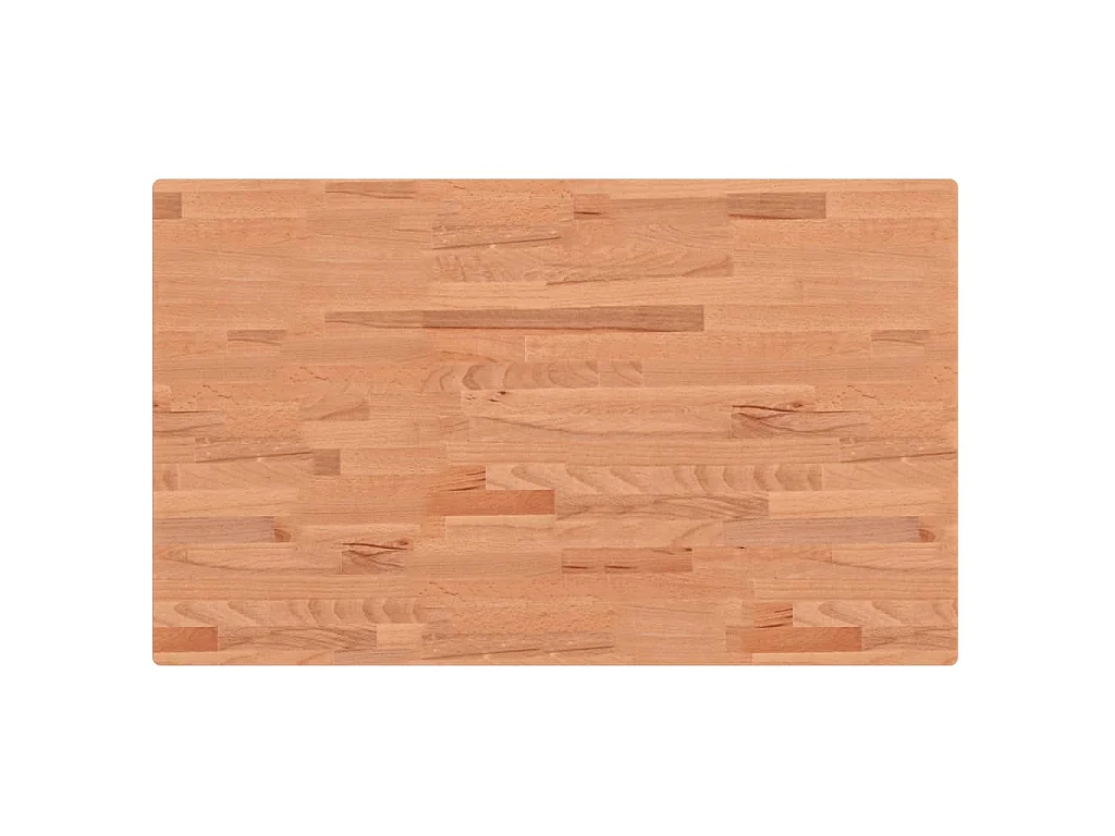 Estante de lavabo de pared de acero y madera maciza de haya