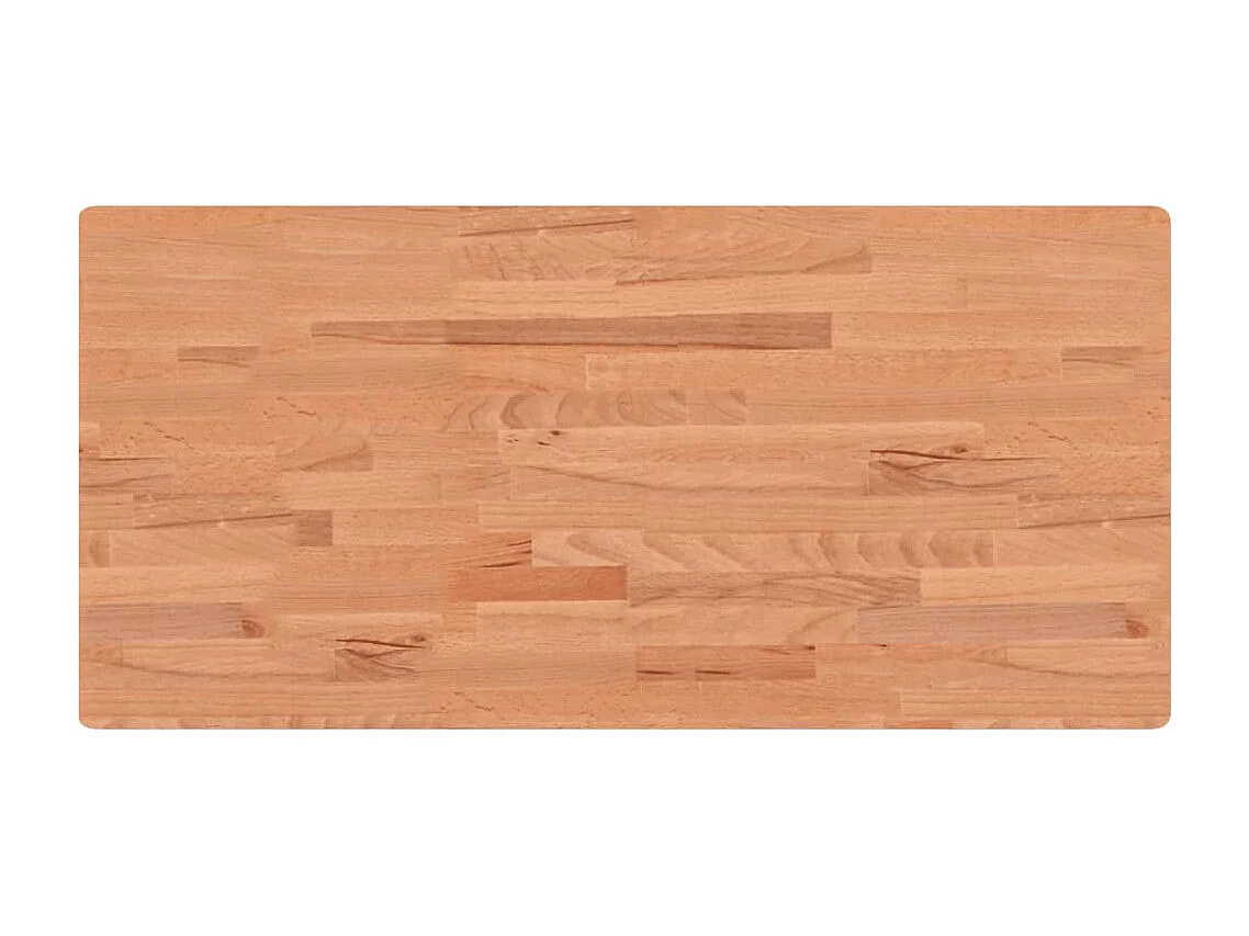 Waschbeckenregal Wandmontage Stahl und Massivholz Buche