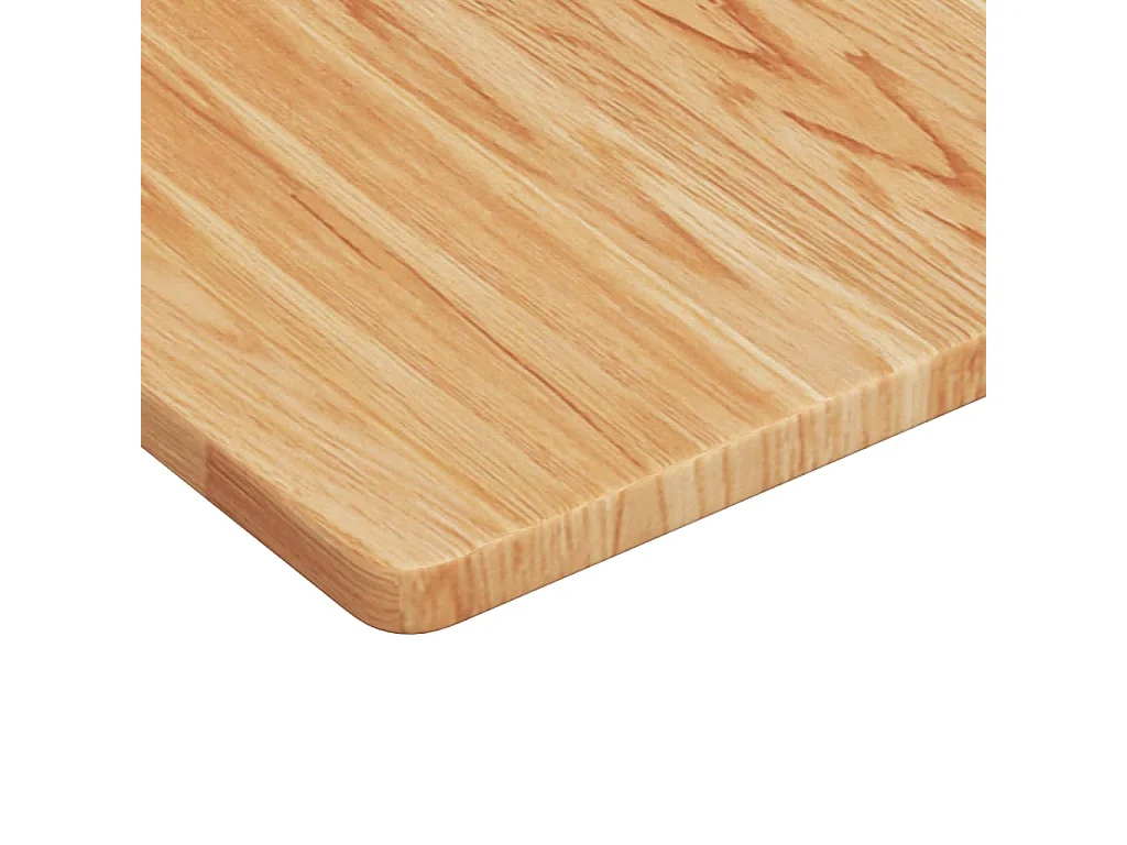 Waschtischplatte mit Halterung Stahl und Massivholz Eiche