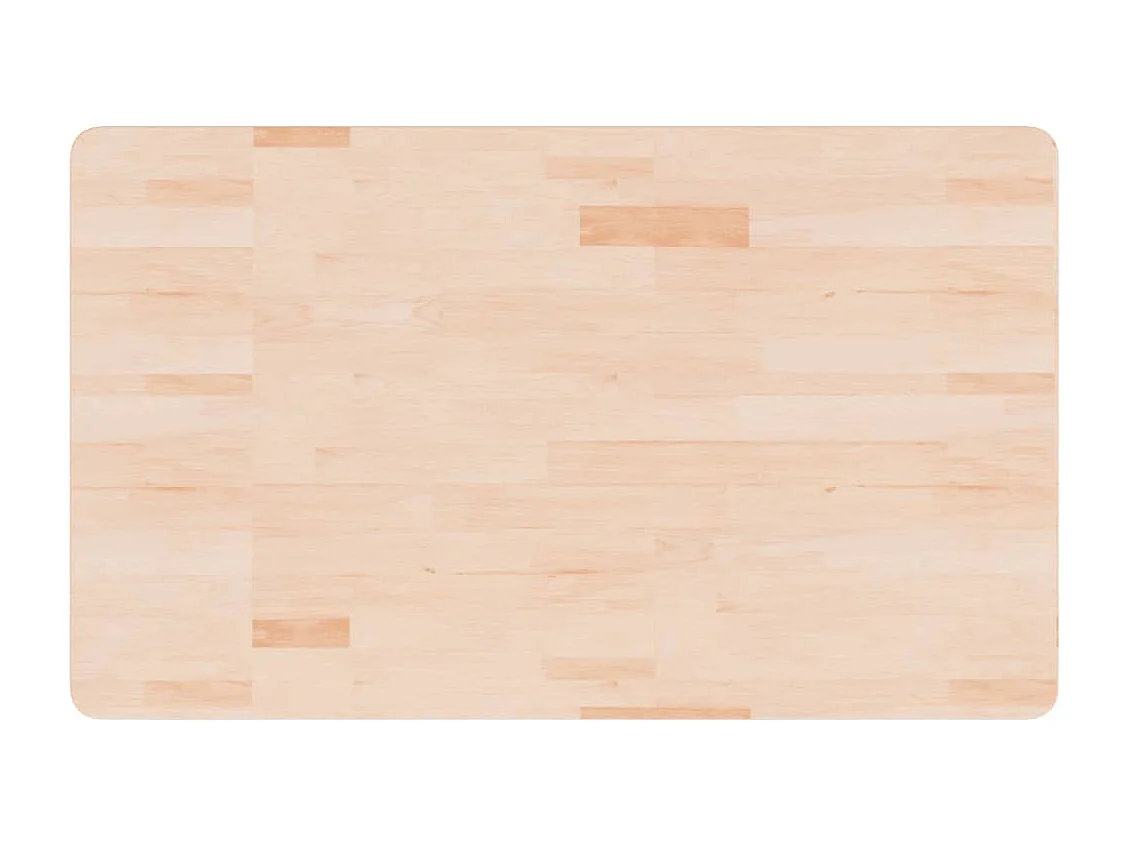 Étagère de vasque murale acier et bois de chêne massif