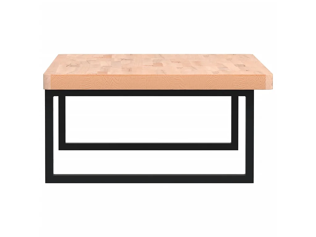 Waschbeckenregal Wandmontage Stahl und Massivholz Buche