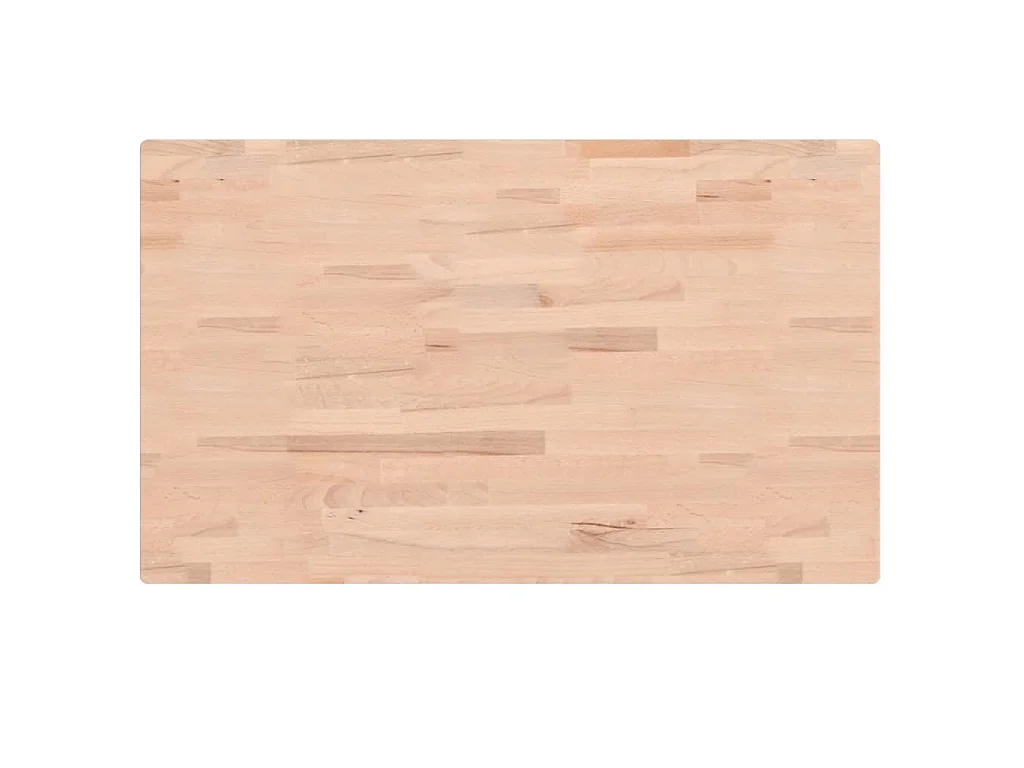 Waschbeckenregal Wandmontage Stahl und Massivholz Buche