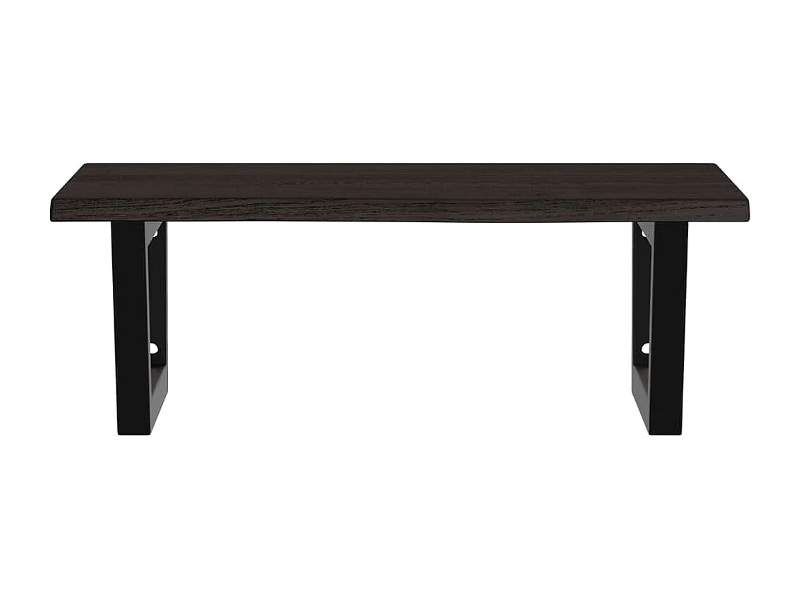 Badkamer wandschap staal en massief eikenhout