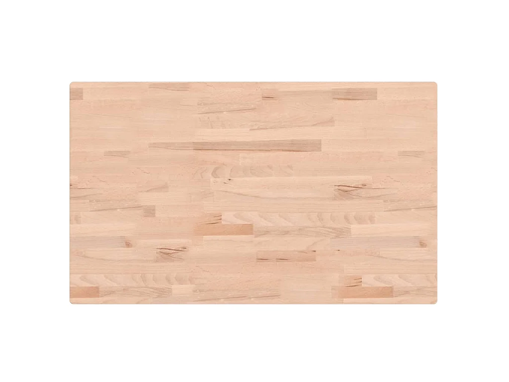 Waschbeckenregal Wandmontage Stahl und Massivholz Buche