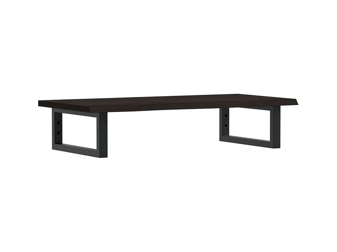 Badkamer wandschap staal en massief eikenhout