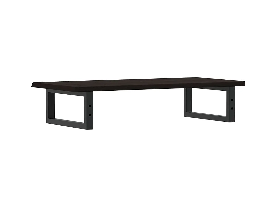 Badkamer wandschap staal en massief eikenhout