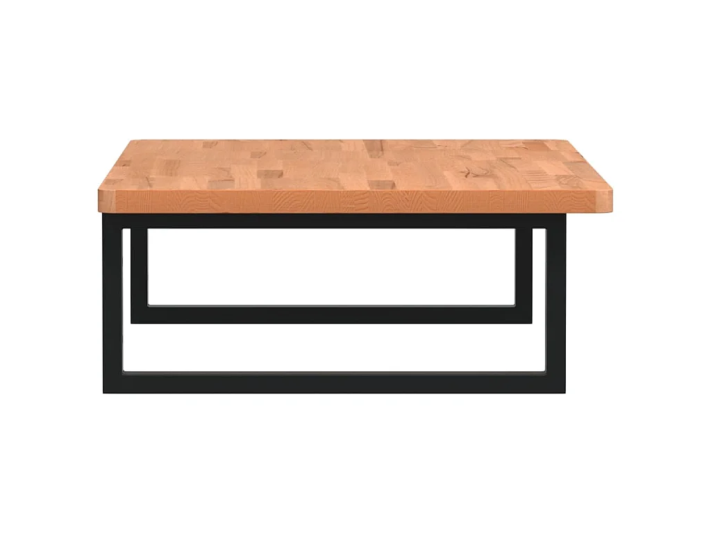 Badkamer wandschap staal en massief beukenhout
