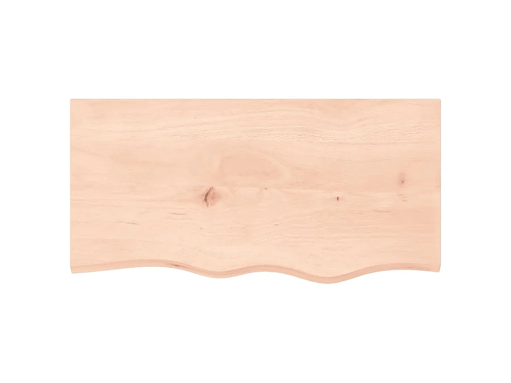 Badkamer wandschap staal en massief eikenhout