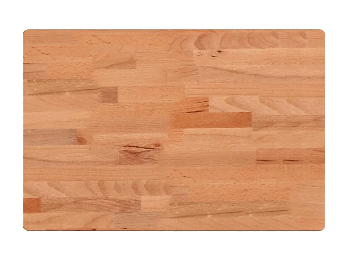 Badkamer wandschap staal en massief beukenhout